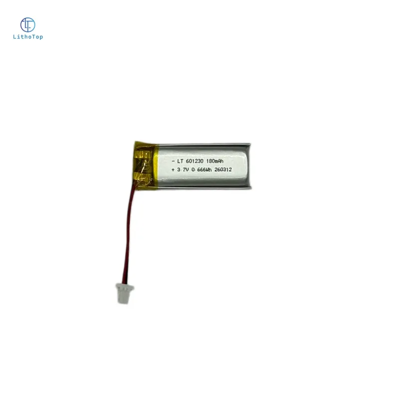 601230 180mah lipo battery