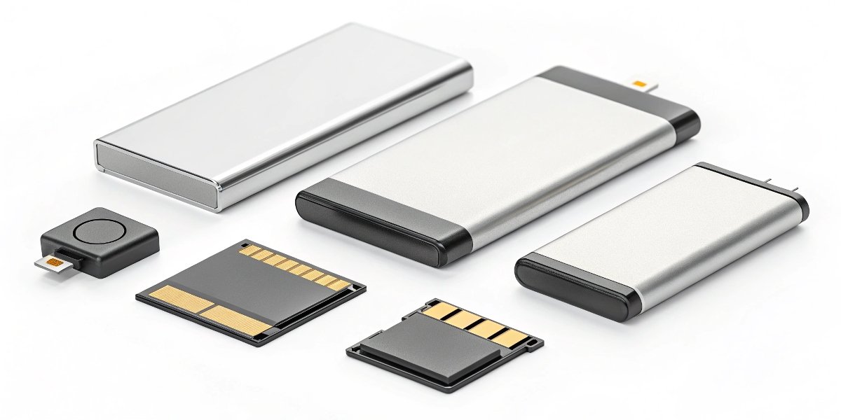 An assortment of custom-shaped lithium polymer batteries for different devices