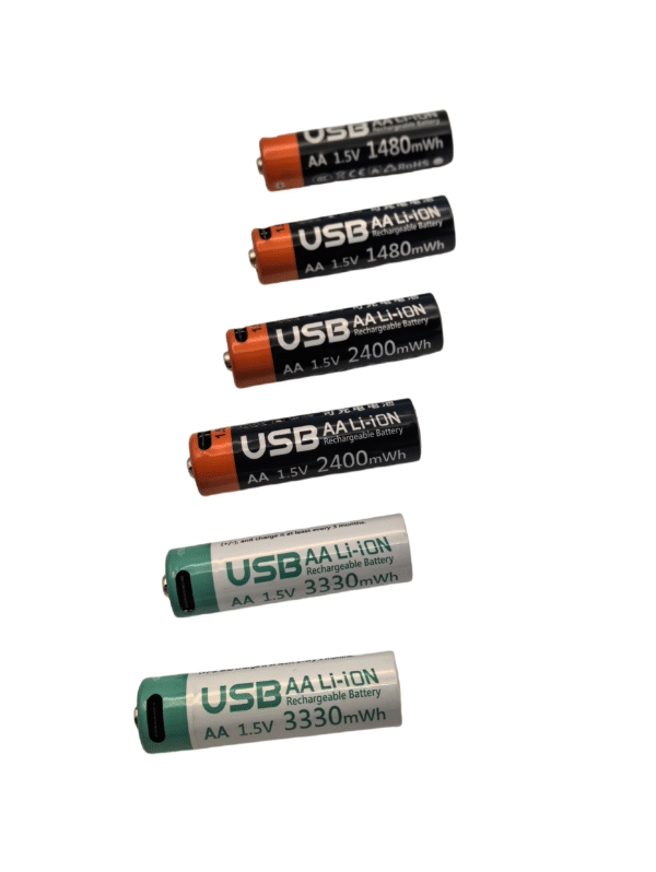AA Rechargeable USB Tpe-C Li-ion Battery - Image 4
