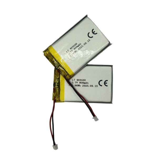 Rechargeable battery 403450 800mAh CE - Image 2