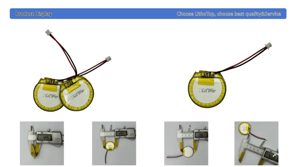 round Shape Lithium Polymer Battery