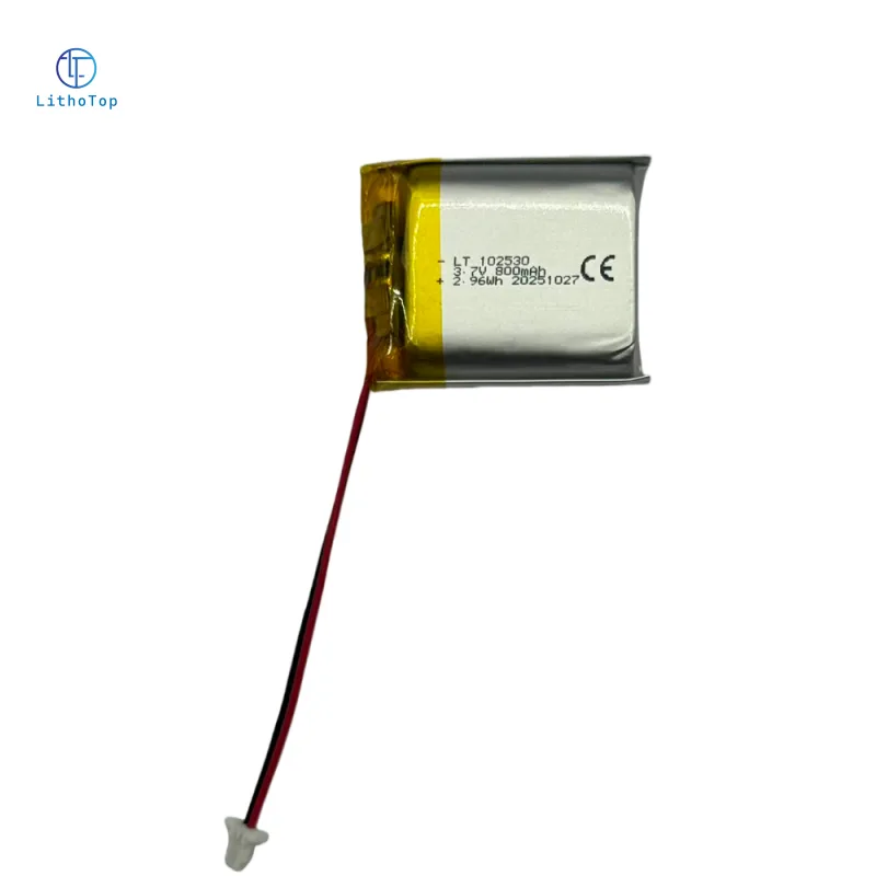 3.7 v 800mah 2.96 wh