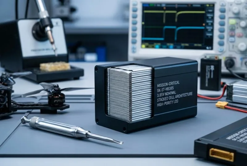 Mission Critical Stacked Cell Lipo Battery For High Performance Drones And Medical Devices.