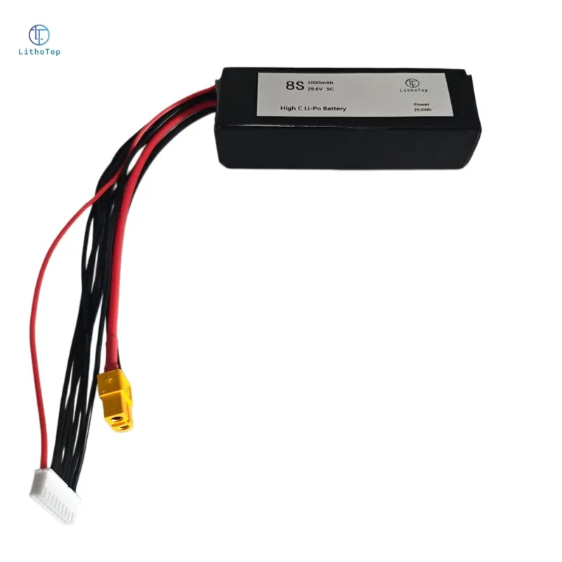 29.6V 1000mAh 5C Cathode Pouch Battery