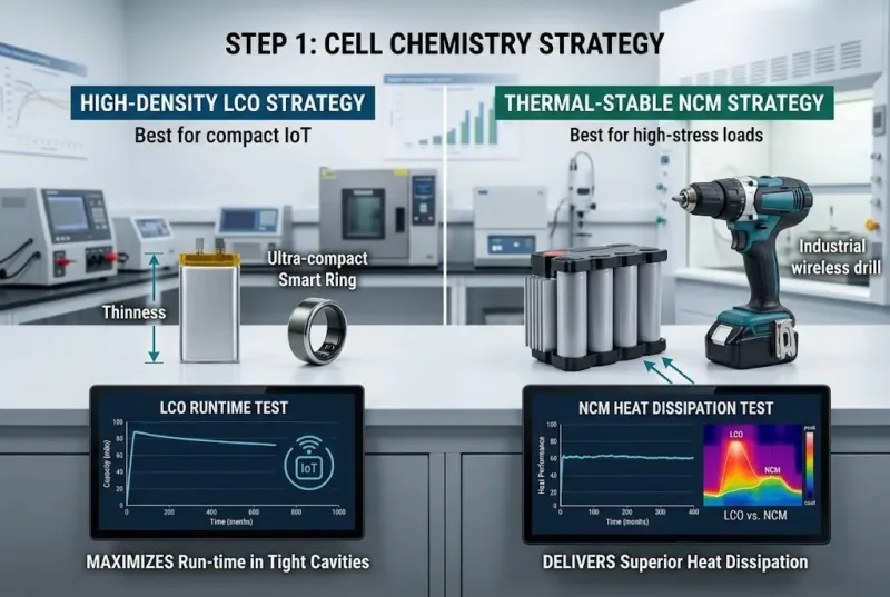 High Density Lco Vs Thermal Stable Ncm Chemistry For High Temperature Lipo Batteries.