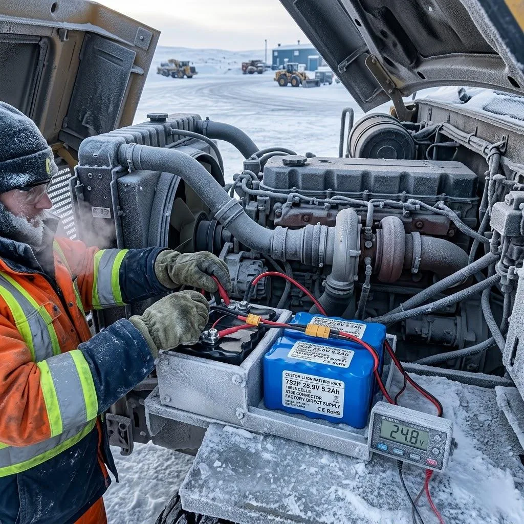High Rate Battery Providing Mission Critical Burst Power For Heavy Engine Cold Starts In Sub Zero Temperatures.