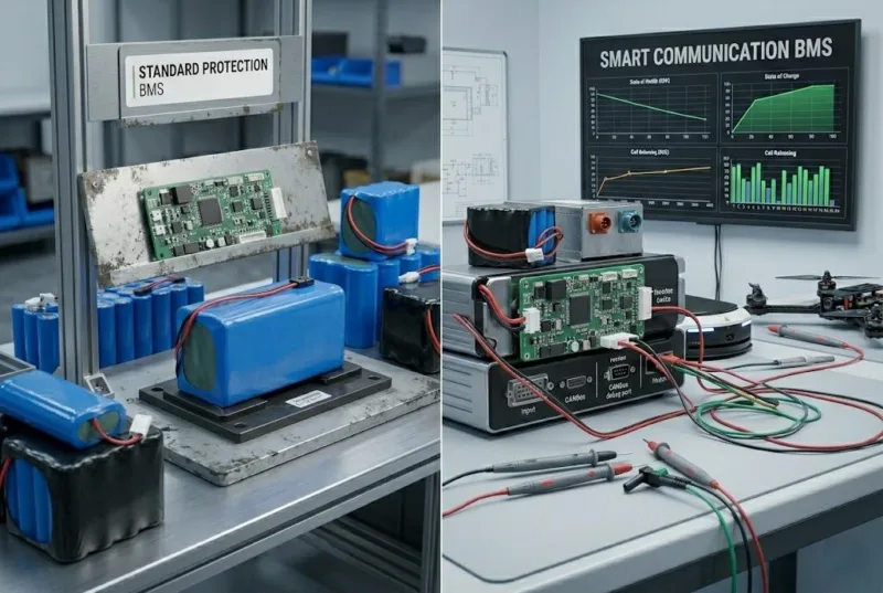 Smart Communication Bms With Canbus And Smbus For Mission Critical Battery Management.