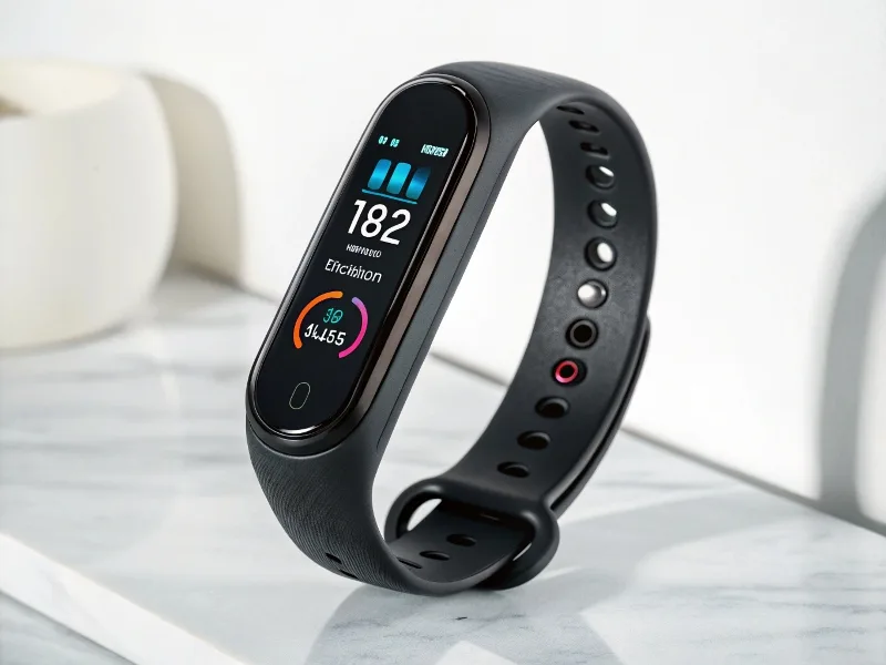 A Modern Smart Wristband With A Slim Ergonomic De