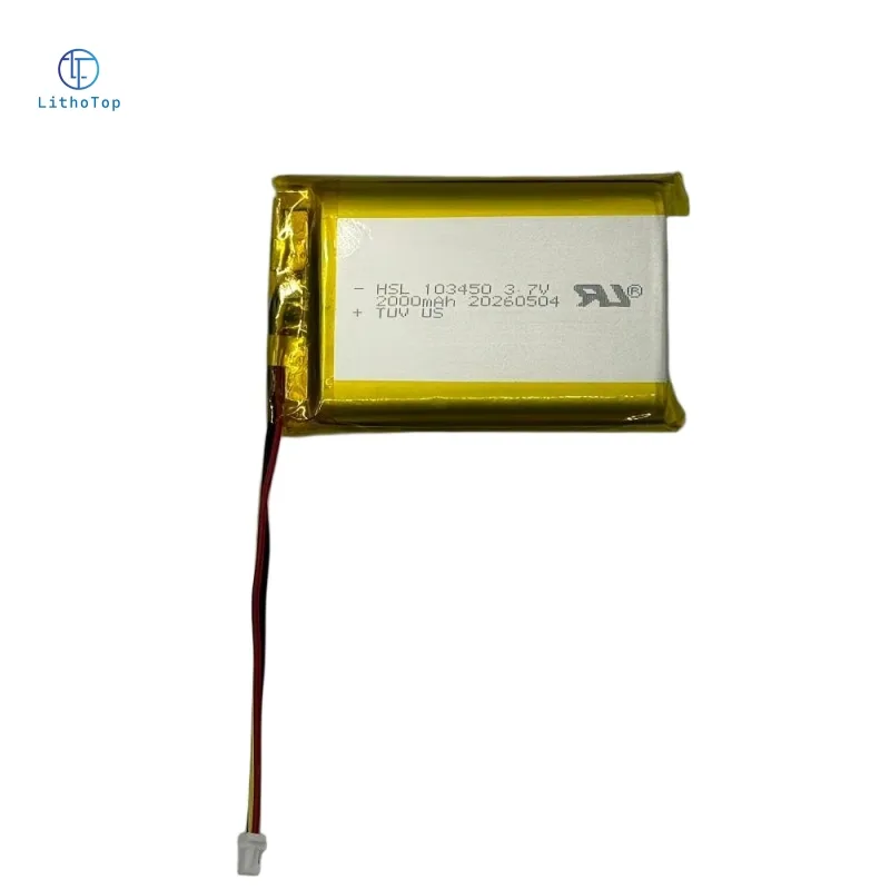 3.7V 2000mAh LiPo battery