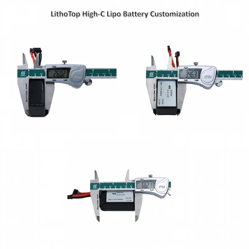 15.2v 1000mah 110c Size