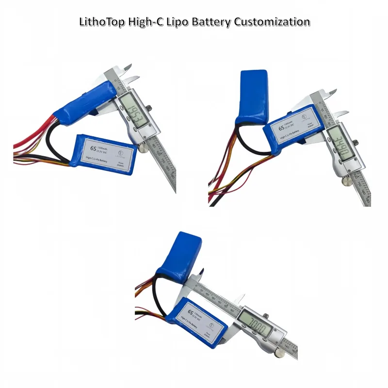 22.2v 1300mah 30c Size