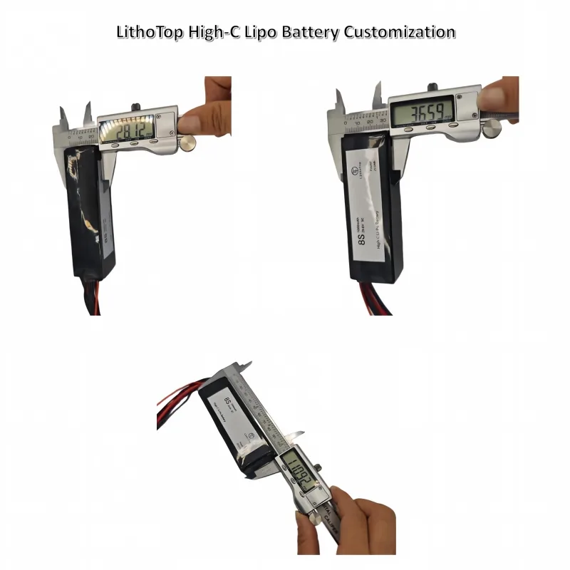 8s 29.6v 1000mah Size