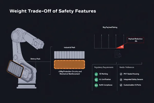 Collaborative Robot Battery Safety And Weight Trade Off Analysis