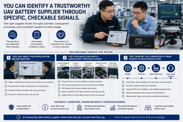 How To Evaluate Uav Battery Supplier Trustworthiness