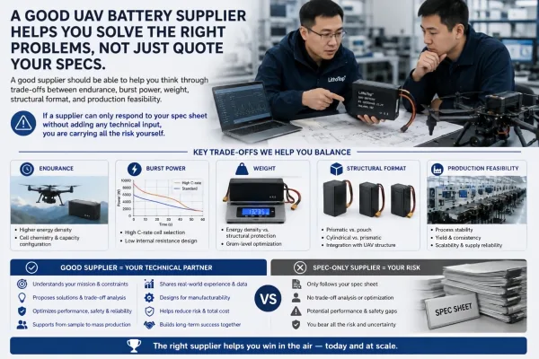 Uav Battery Customization Trade Off Discussion