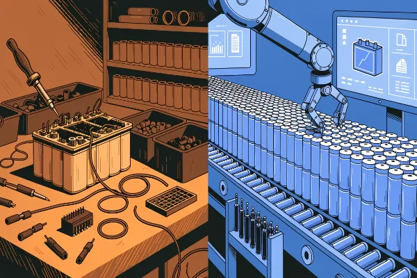 A Side By Side Comparison Illustration Contrasting