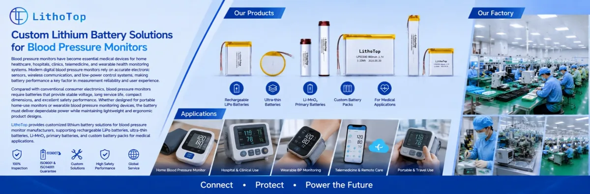 Custom Battery Solutions For Blood Pressure Monitors