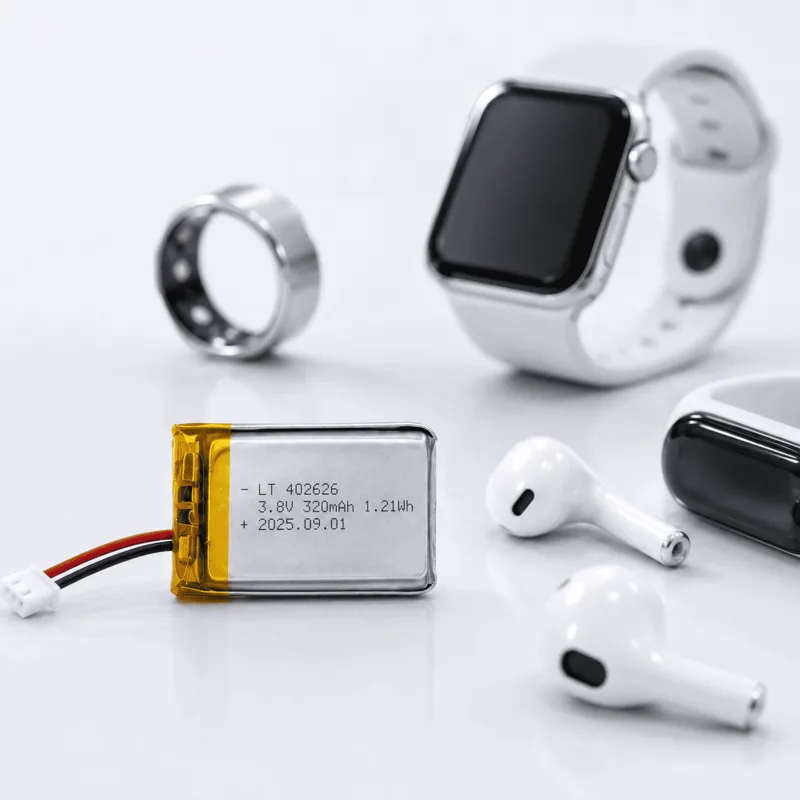 High Voltage Battery For Wearable Device
