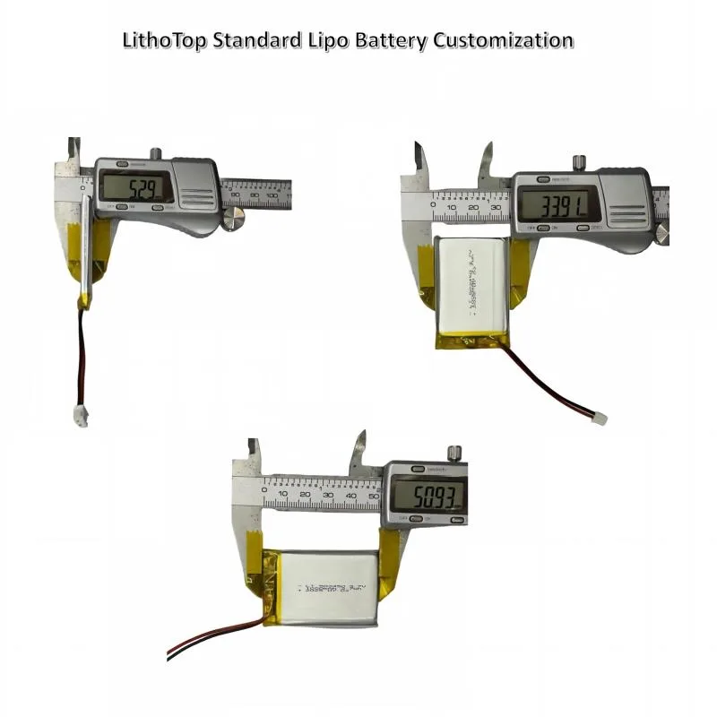 503450 Battery Size