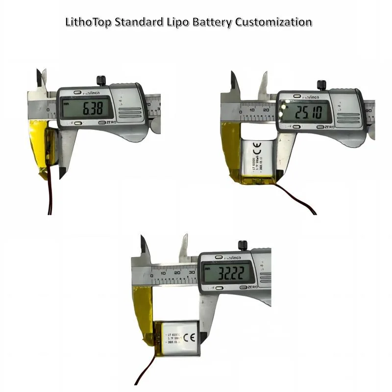 652530 Battery Size