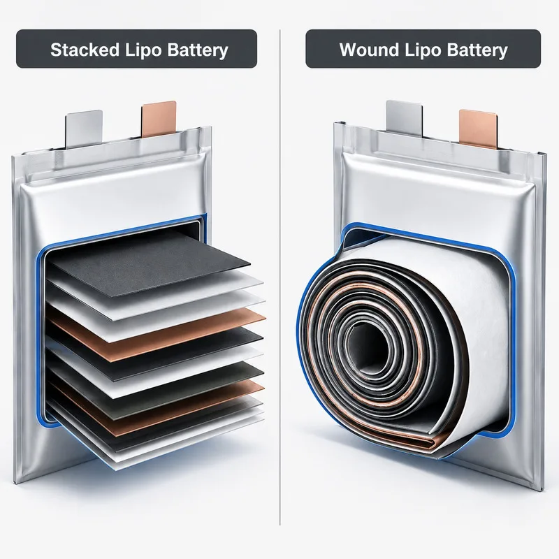 Stacked Vs Wound Lipo Battery Structure